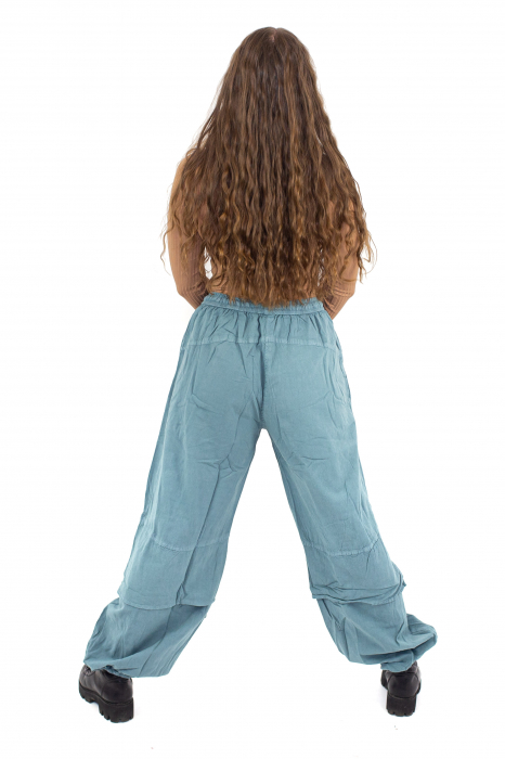 Pantaloni lejeri intr-o culoare - Rosu [4]