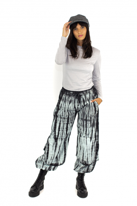 Pantaloni lejeri intr-o culoare - Rosu [2]