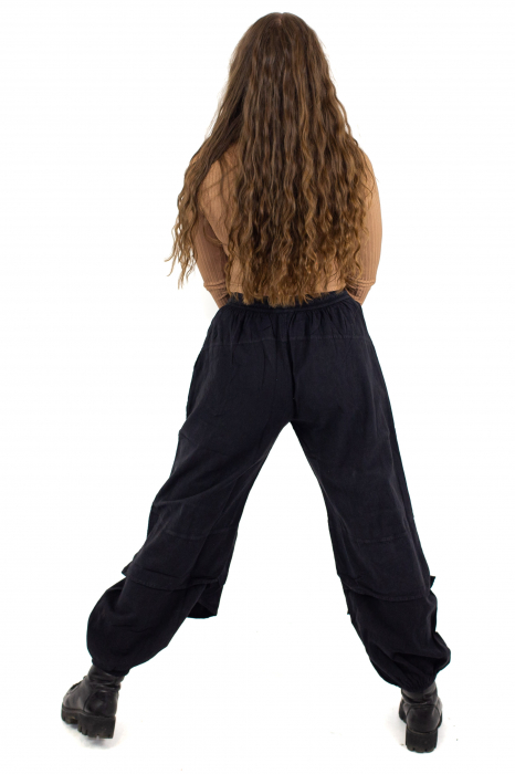 Pantaloni lejeri intr-o culoare - Rosu [4]