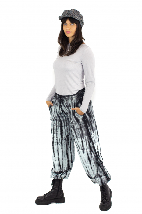 Pantaloni lejeri intr-o culoare - Rosu [3]