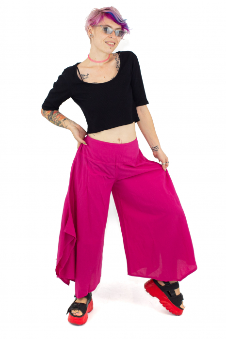 Pantaloni Petal Tips - Albastru Prafuit [3]