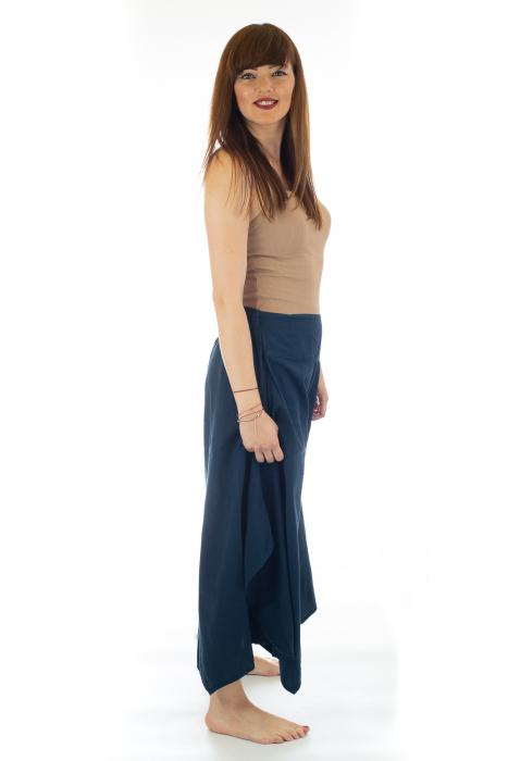 Pantaloni Petal Tips - Albastru Prafuit [4]