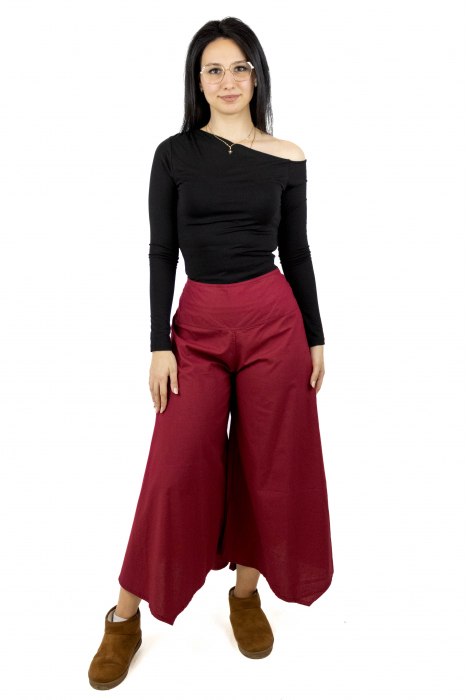 Pantaloni Petal Tips - Albastru Prafuit [2]