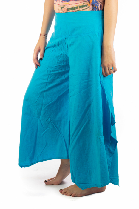 Pantaloni Petal Tips - Albastru Prafuit [8]