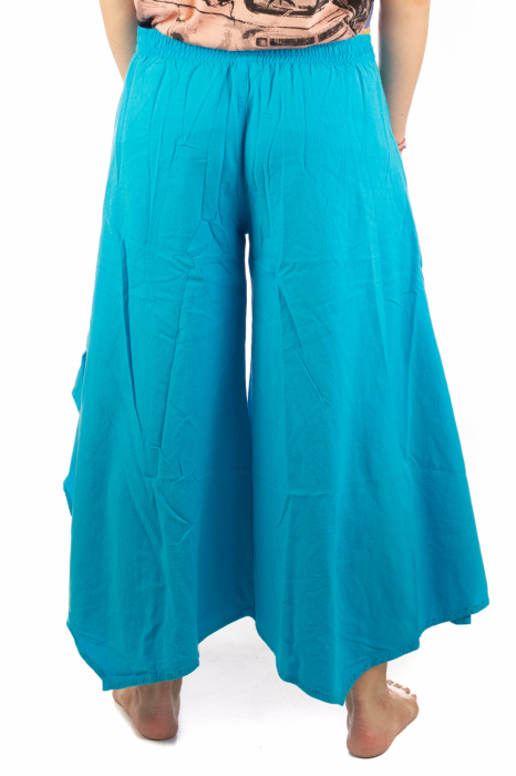 Pantaloni Petal Tips - Albastru Prafuit [6]