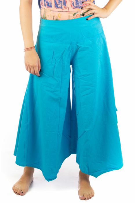 Pantaloni Petal Tips - Albastru Prafuit [2]