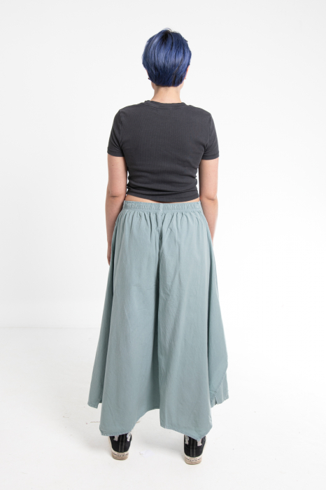 Pantaloni Petal Tips - Albastru Prafuit [5]