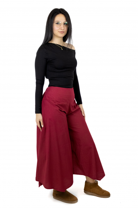 Pantaloni Petal Tips - Albastru Prafuit [3]