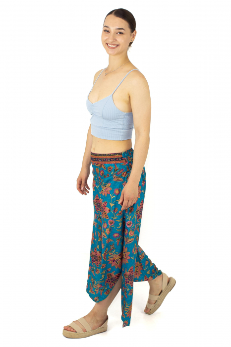Pantaloni Petal Tips din material fluid - Model 3 [3]