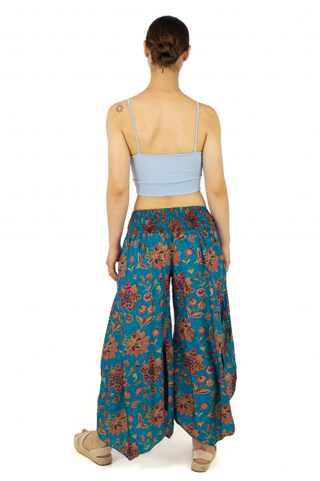 Pantaloni Petal Tips din material fluid - Model 3 [4]