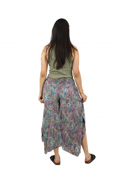 Pantaloni Petal Tips din material fluid - Model 3 [5]