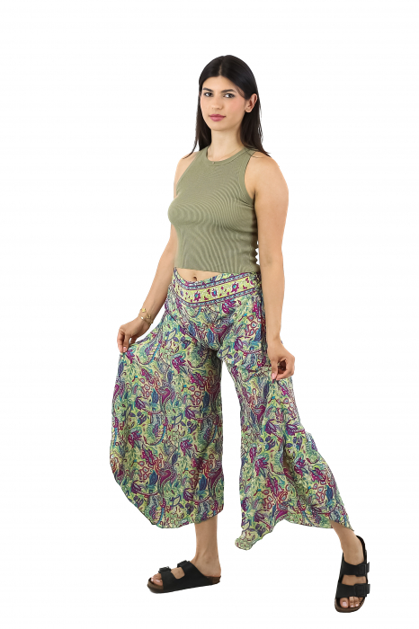 Pantaloni Petal Tips din material fluid - Model 3 [3]