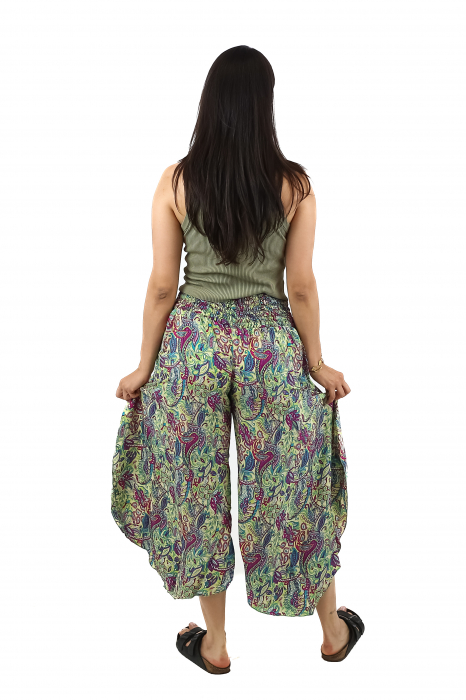 Pantaloni Petal Tips din material fluid - Model 3 [5]