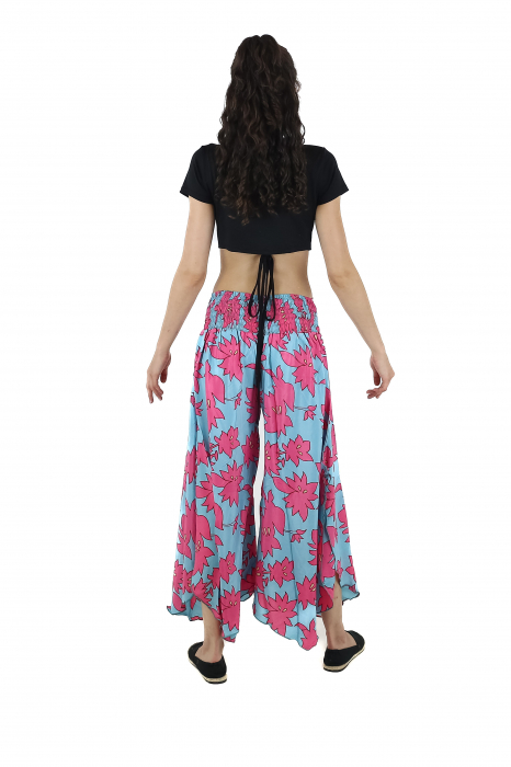 Pantaloni Petal Tips din material fluid - Model 49 [5]