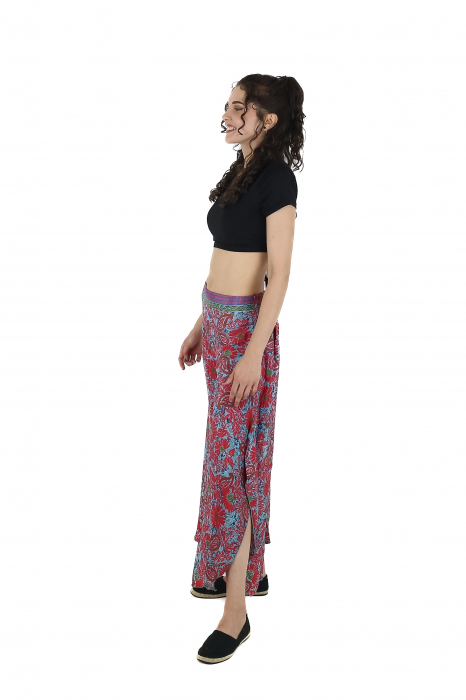 Pantaloni Petal Tips din material fluid - Model 51 [4]