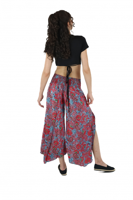Pantaloni Petal Tips din material fluid - Model 51 [5]