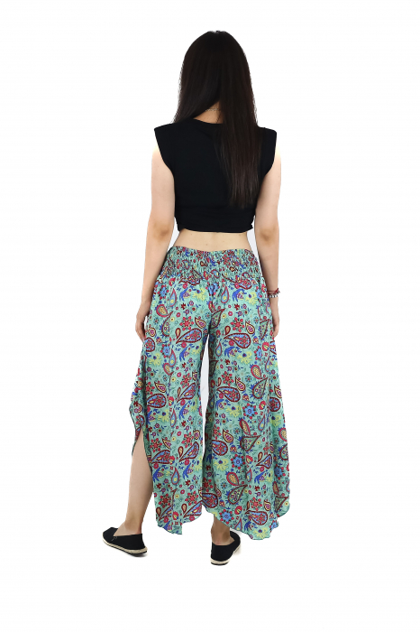 Pantaloni Petal Tips din material fluid - Model 53 [5]