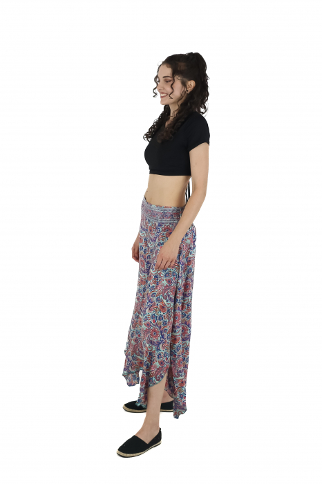 Pantaloni Petal Tips din material fluid - Model 57 [5]