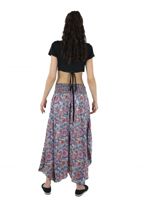 Pantaloni Petal Tips din material fluid - Model 57 [3]