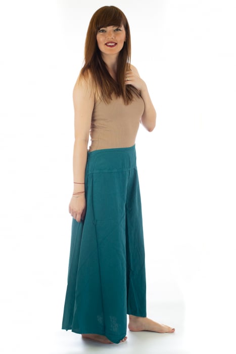 Pantaloni Petal Tips - Albastru Prafuit [4]