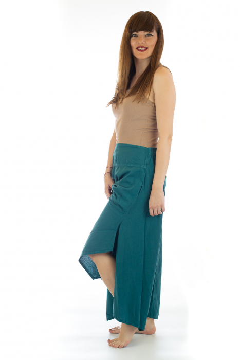Pantaloni Petal Tips - Albastru Prafuit [3]