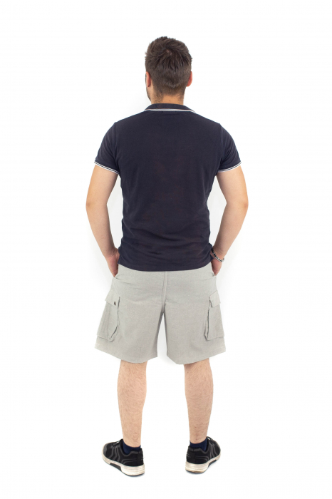 Pantaloni scurti Cargo - Negru [4]