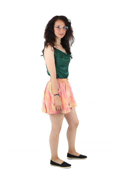 Pantaloni scurti largi cu buzunare si snur reglabil - Model 2 [4]