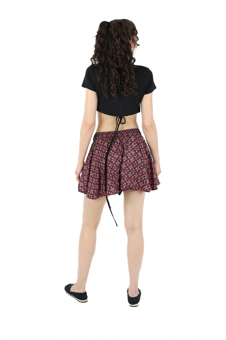 Pantaloni scurti largi cu buzunare si snur reglabil - Model 4 [4]