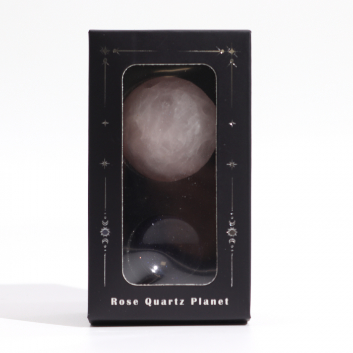 Planeta din Cuarț Roz pe Suport Solar [2]