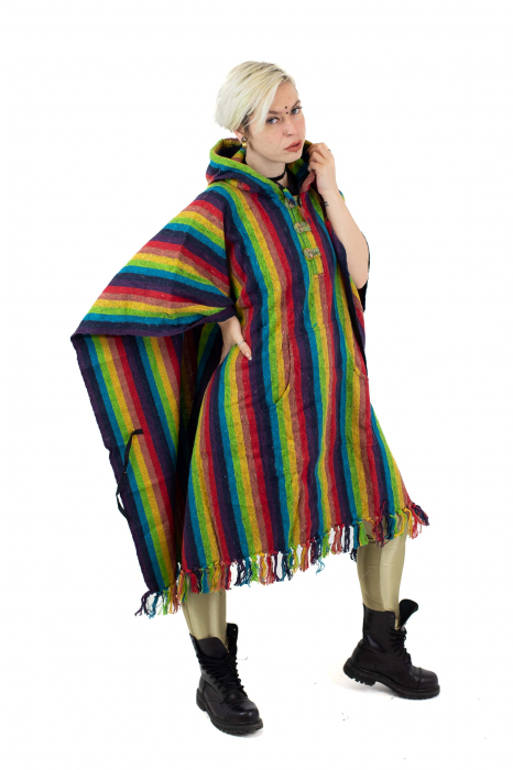 Poncho lung gheri - Rainbow [2]