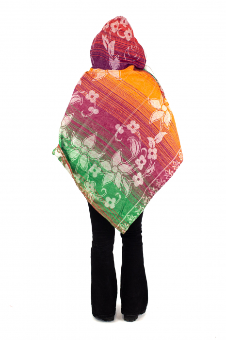 Poncho scurt, model Floral - Surpriză [21]