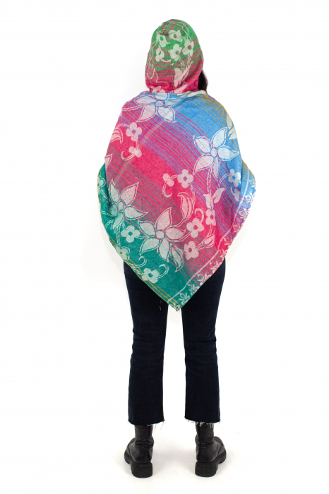 Poncho scurt, model Floral - Surpriză [16]