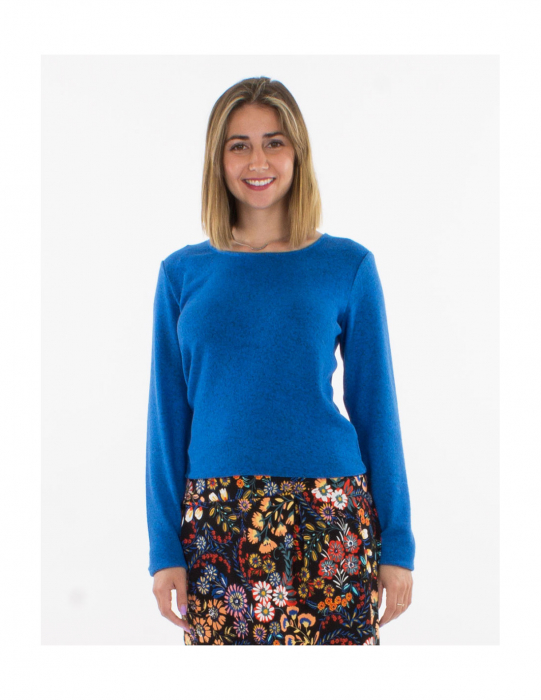 Pulover diverse culori model pestriț - Albastru [2]