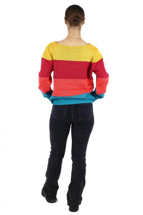 Pulover tricotat - Multicolor [4]