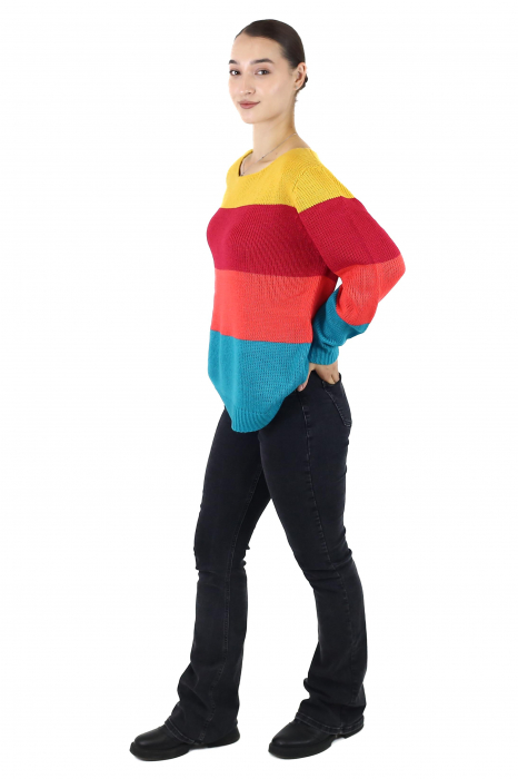 Pulover tricotat - Multicolor [3]
