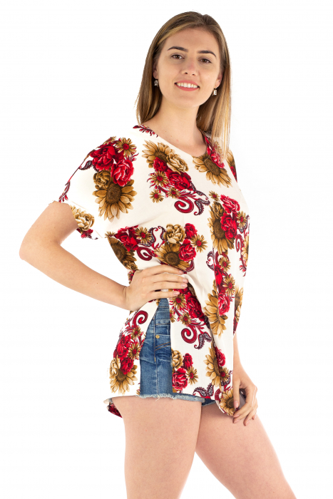 Poncho din Rayon - Floarea Soarelui [3]