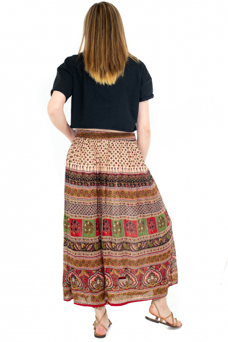 Fusta lunga multicolora - Motive hinduse [4]