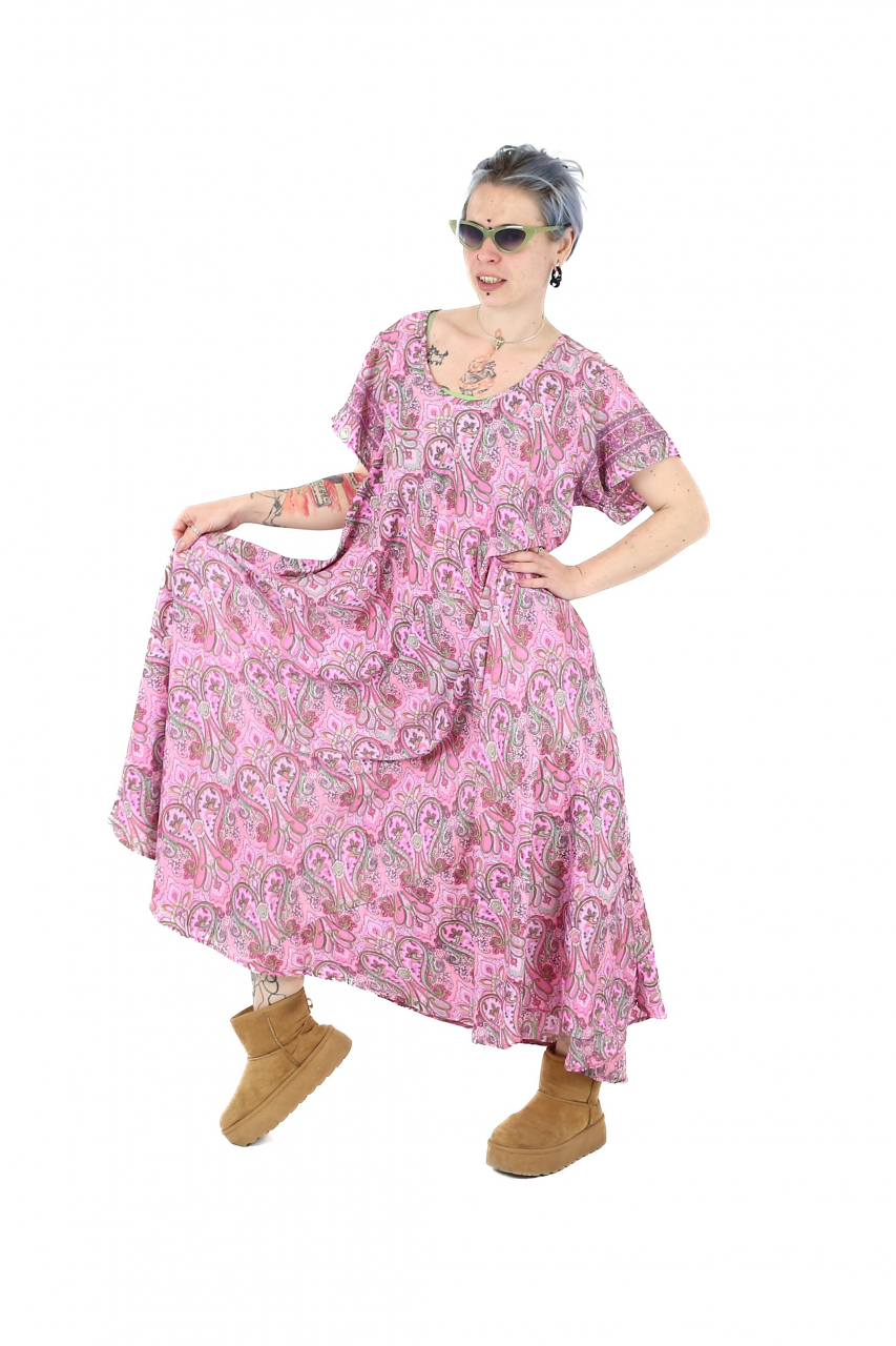 Rochie lunga cu buzunare si decolteu rotund - Model 1 [4]