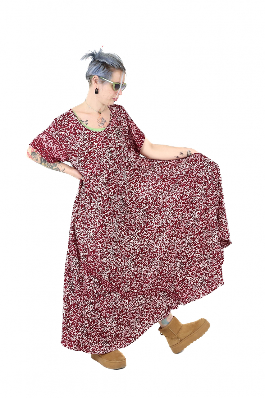 Rochie lunga cu buzunare si decolteu rotund - Model 1 [2]