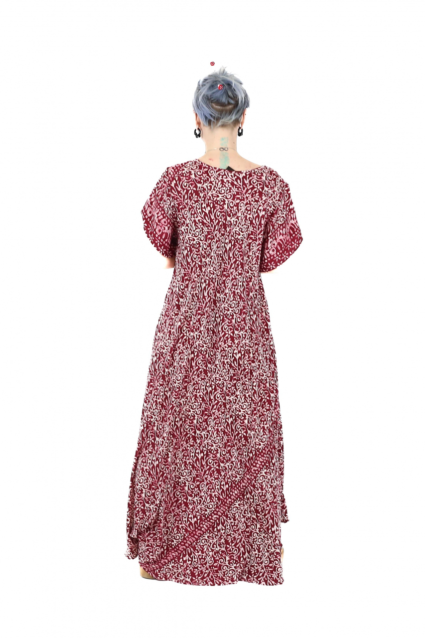 Rochie lunga cu buzunare si decolteu rotund - Model 1 [3]