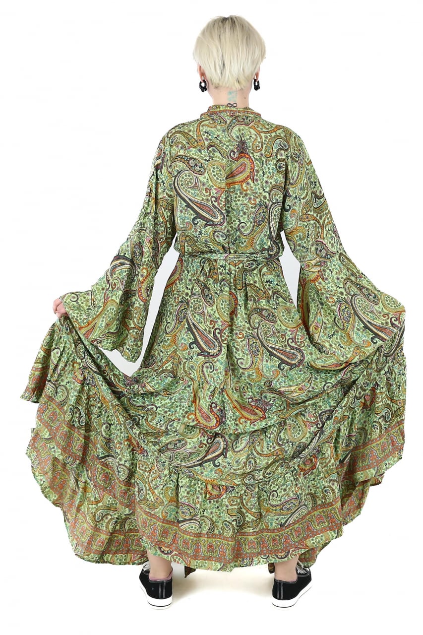 Rochie lunga tip Kimono cu maneci 3/4 - Model 1 [4]
