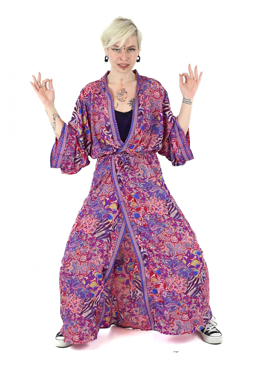 Rochie lunga tip Kimono - Model unicat [2]
