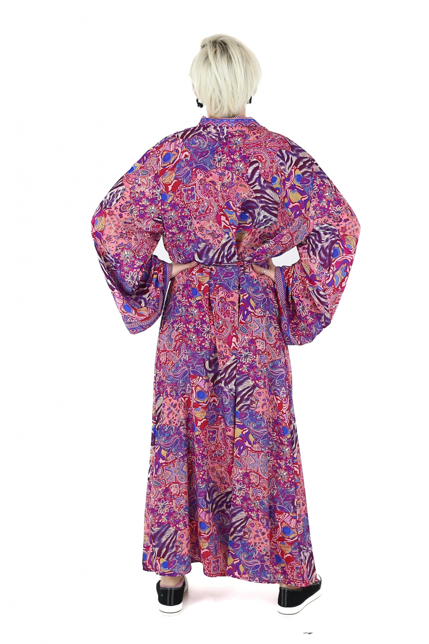 Rochie lunga tip Kimono - Model unicat [3]