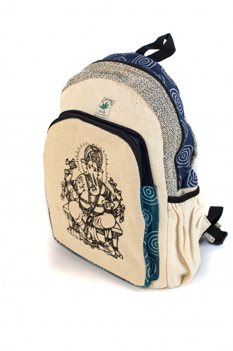 Rucsac din canepa si bumbac - Ganesha 2 [11]
