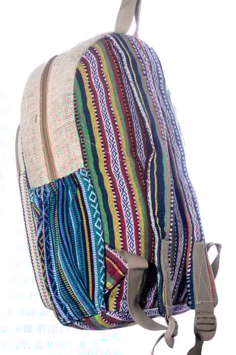 Rucsac din canepa si bumbac - I Love Travel 2 [3]