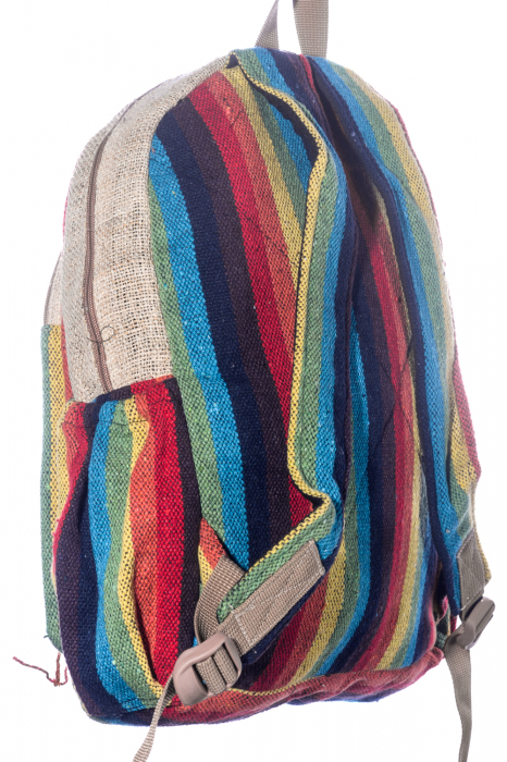 Rucsac din canepa si bumbac - Rainbow 7 [3]