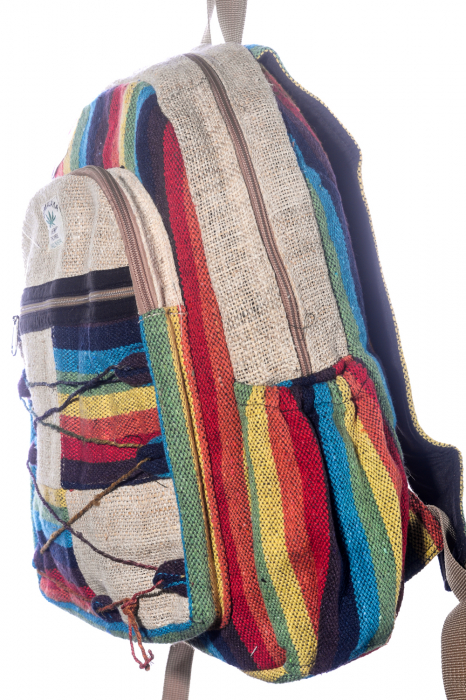 Rucsac din canepa si bumbac - Rainbow 7 [2]