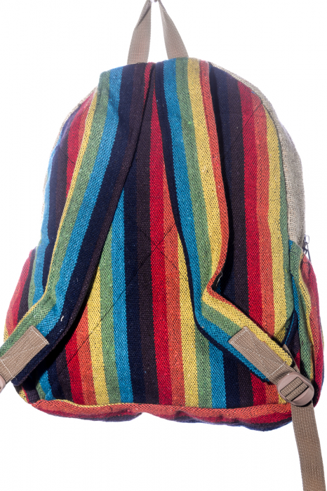 Rucsac din canepa si bumbac - Rainbow 7 [4]