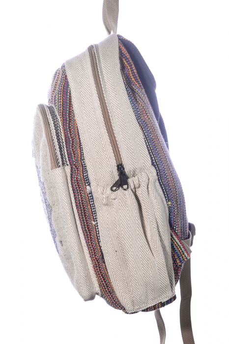 Rucsac din canepa si bumbac - Mandala [2]