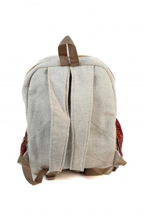 Rucsac Mare din Canepa si Bumbac cu Print - Hand of Fatima 2 [3]